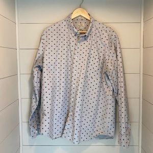 J Crew Oxford shirt with floral design